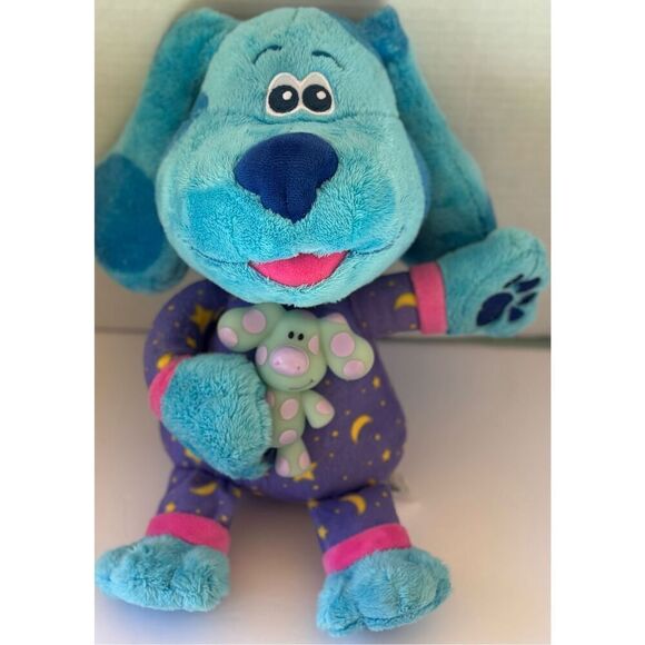 Nickelodeon Blue’s Clues & You! Bedtime Blue Light-Up Musical Stuffed Animal - Picture 1 of 8